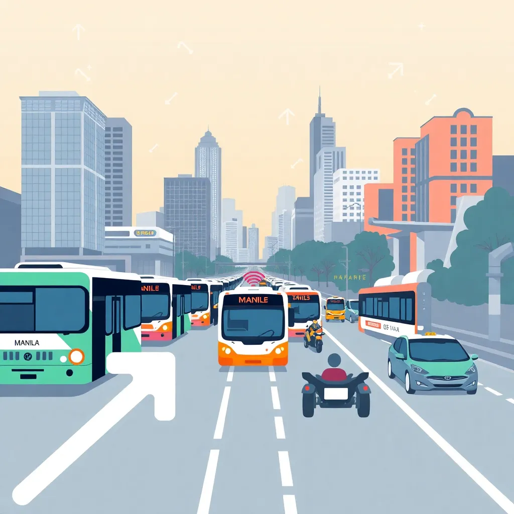 필리핀에이전시의 마닐라 내 이동 서비스 운영 구조 및 절차 흐름